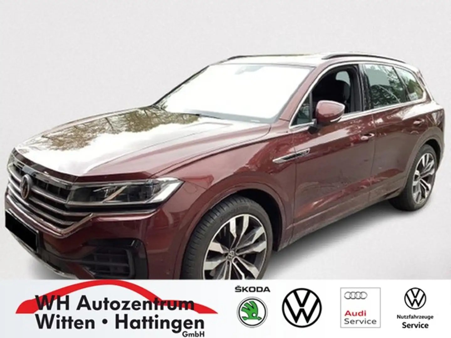 Volkswagen Touareg 3.0 TDI 4Motion R-Line Leder, PANORAMA STANDHZG... Rot - 1