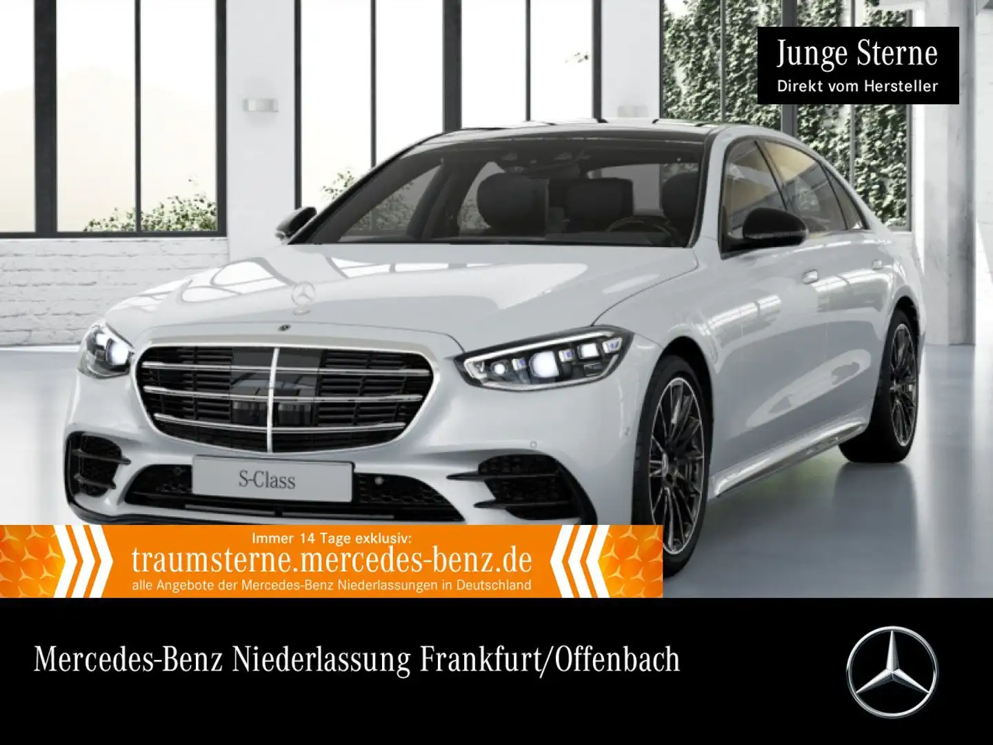 Mercedes-Benz S 600 S 580 L 4M AMG+NIGHT+PANO+DIGITAL-L+BURMESTER3D Blanc - 1