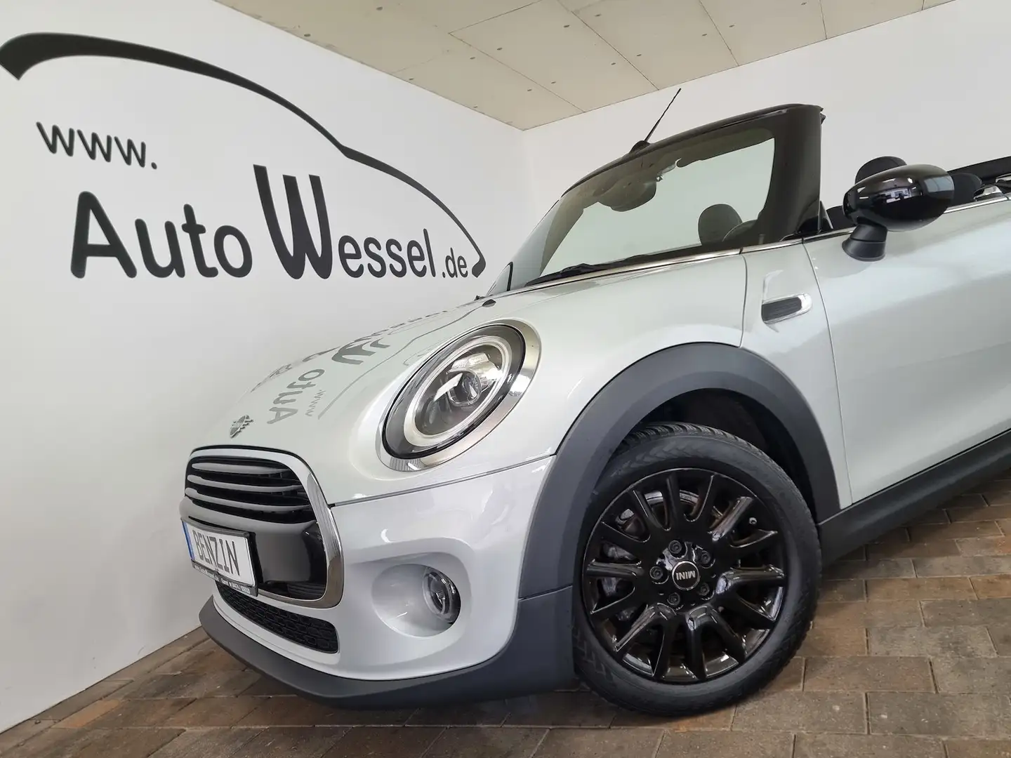 MINI Cooper Cabrio Pepper II Klimaauto. Tempomat H+K Blanc - 2