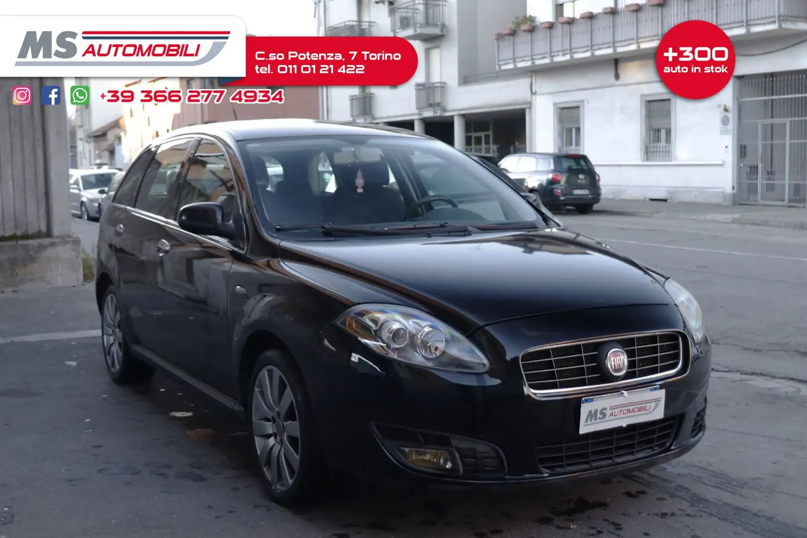Fiat Croma Croma 1.9 Multijet 16V Dynamic Unicoproprietario Zwart - 1
