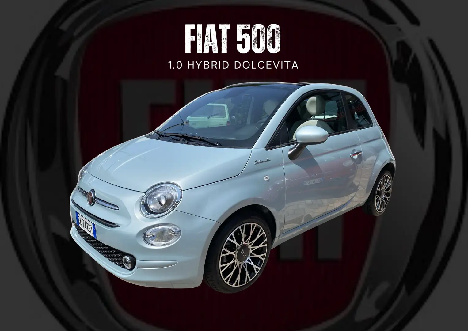 Fiat 500 1.0 hybrid Dolcevita 70cv Bleu - 1