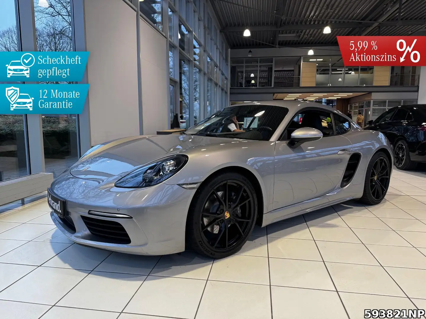 Porsche Cayman GT 20 Zoll CarreraS PCM Sport-Abgasanlage Silber - 1