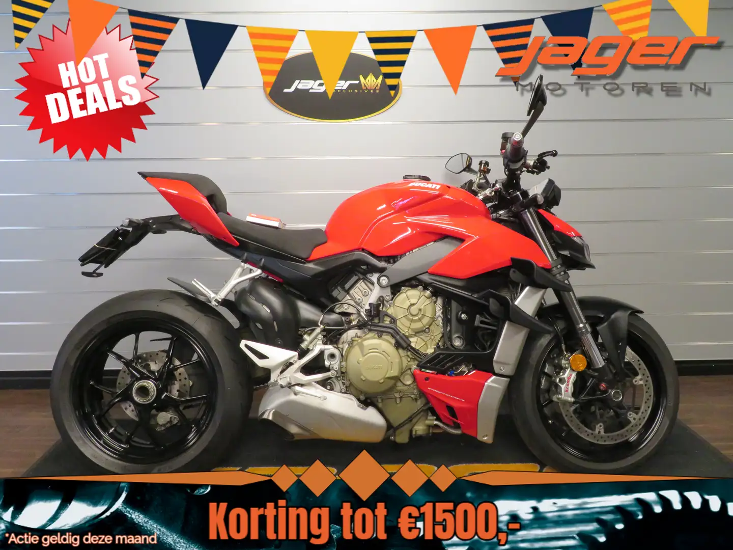 Ducati Streetfighter V4 NIEUWSTAAT! Rood - 1
