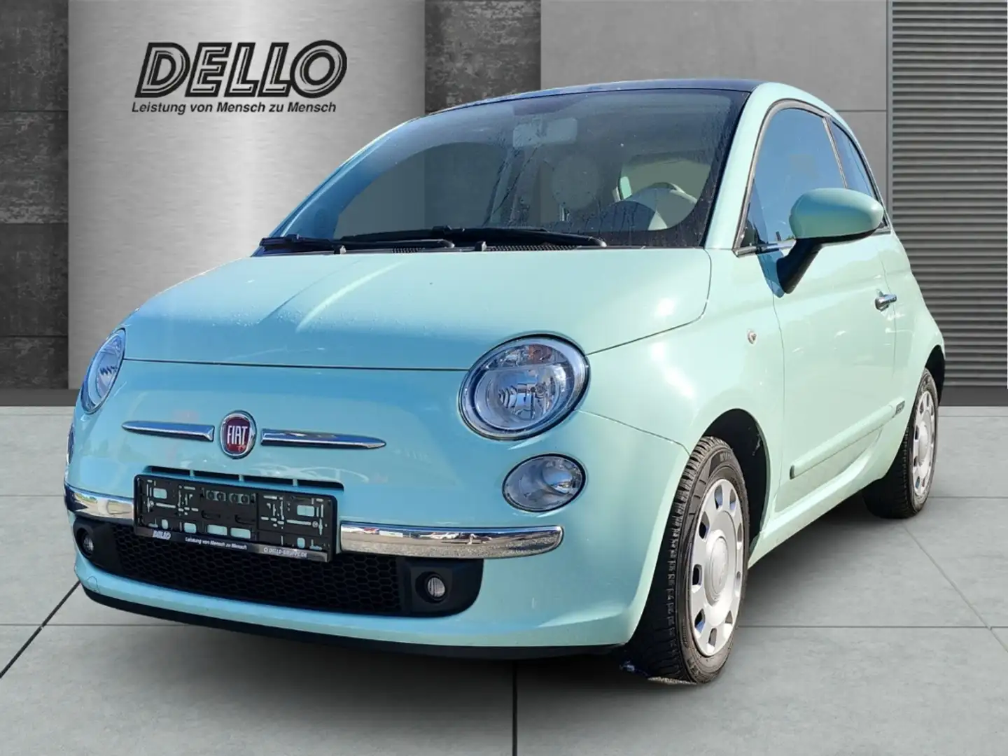 Fiat 500 Lounge 1.2 Chrom-Paket Klima Panorama Tel.-Vorb. B Vert - 1