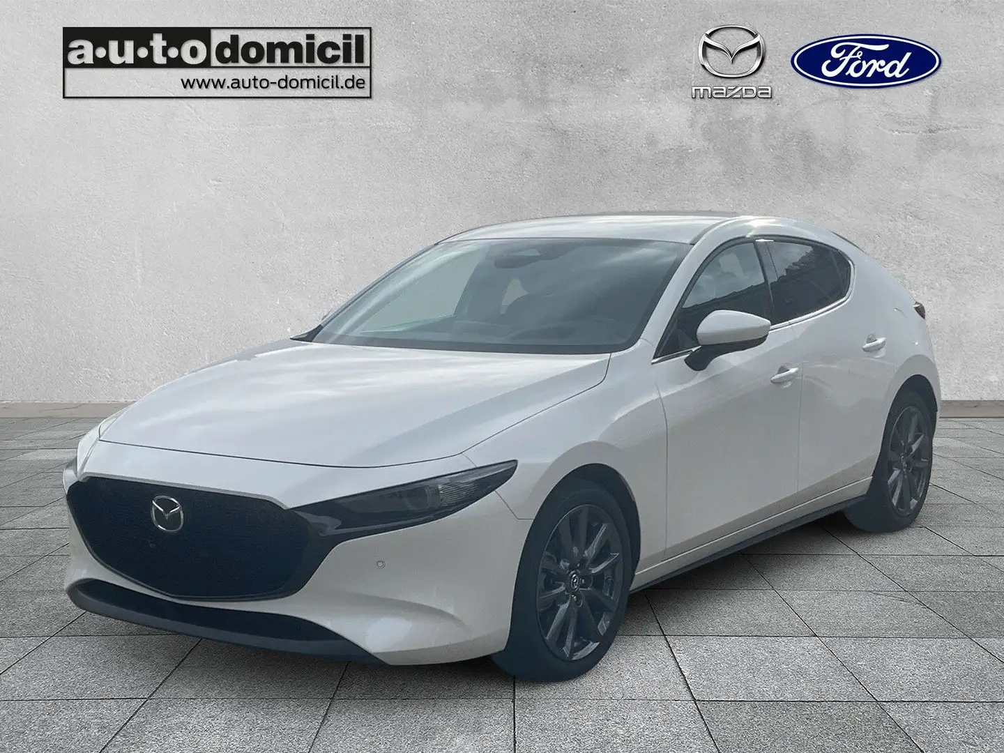 Mazda 3 2.5L e-SKYACTIV Exclusive-Line / Bose / 360° Blanc - 2