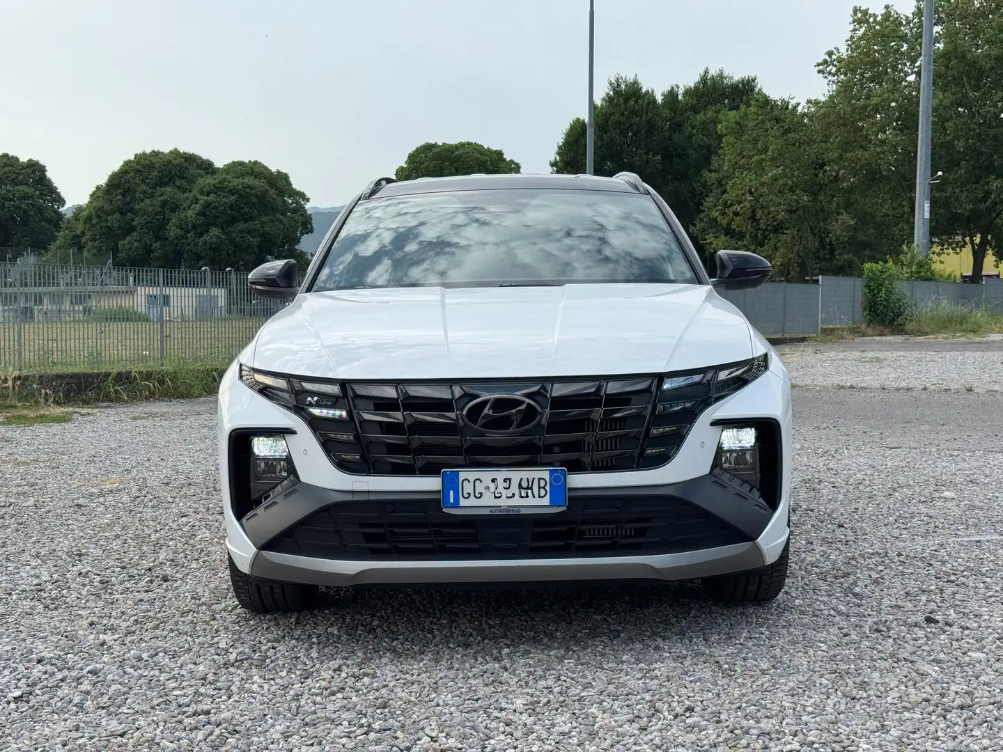 Hyundai TUCSON Tucson NLine 1.6 CRDI 136 cv IBRIDO DIESEL MANUALE Bianco - 2