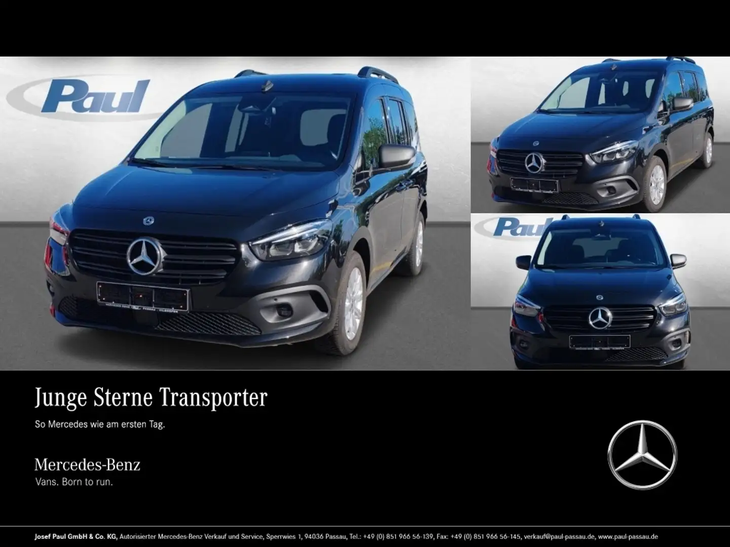 Mercedes-Benz Citan 113 Tourer Pro LED+Navi+Kamera+DAB+SHZ Noir - 1