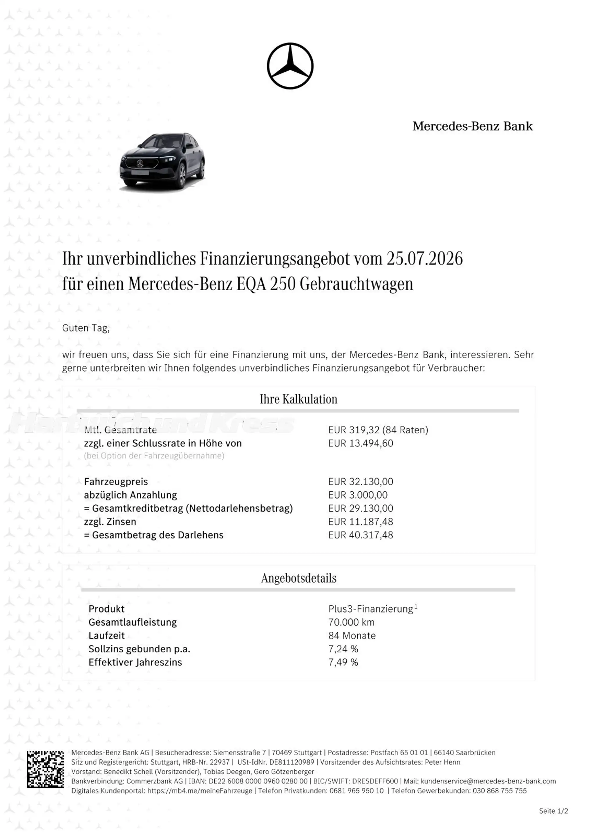 Mercedes-Benz EQA 250 EQA 250 +Pano+Kamera+LED+Ambiente+EasyPack+  Klima — photo 3