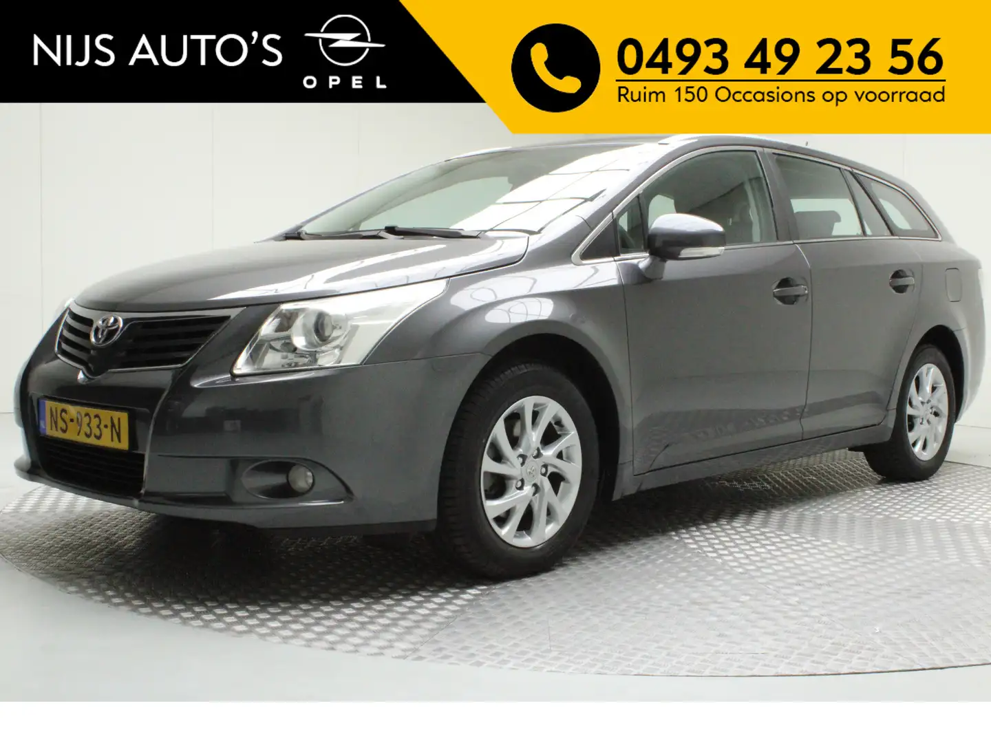 Toyota Avensis Wagon 1.8 VVTi Dynamic | automaat | climate contro Grijs - 1