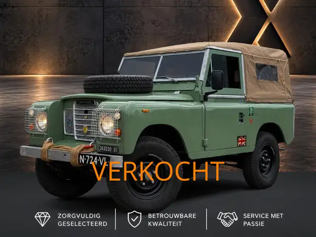 Land Rover Series III 88 44kW/60pk 2 deurs Soft Top | 7 persoons | C
