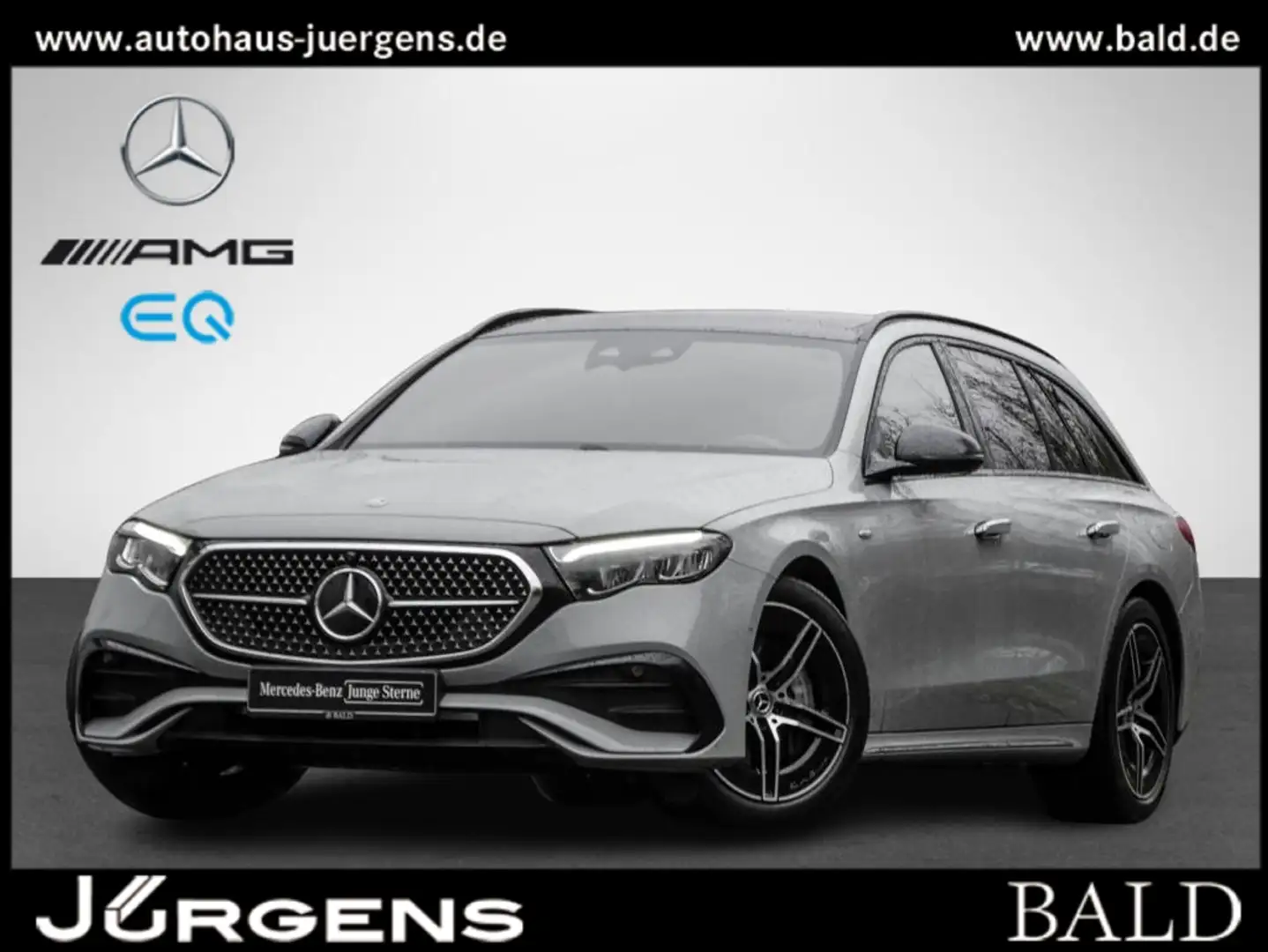 Mercedes-Benz E 300 de 4M T AMG-Sport/Pano/Super/AHK/Night/360 Grau - 1