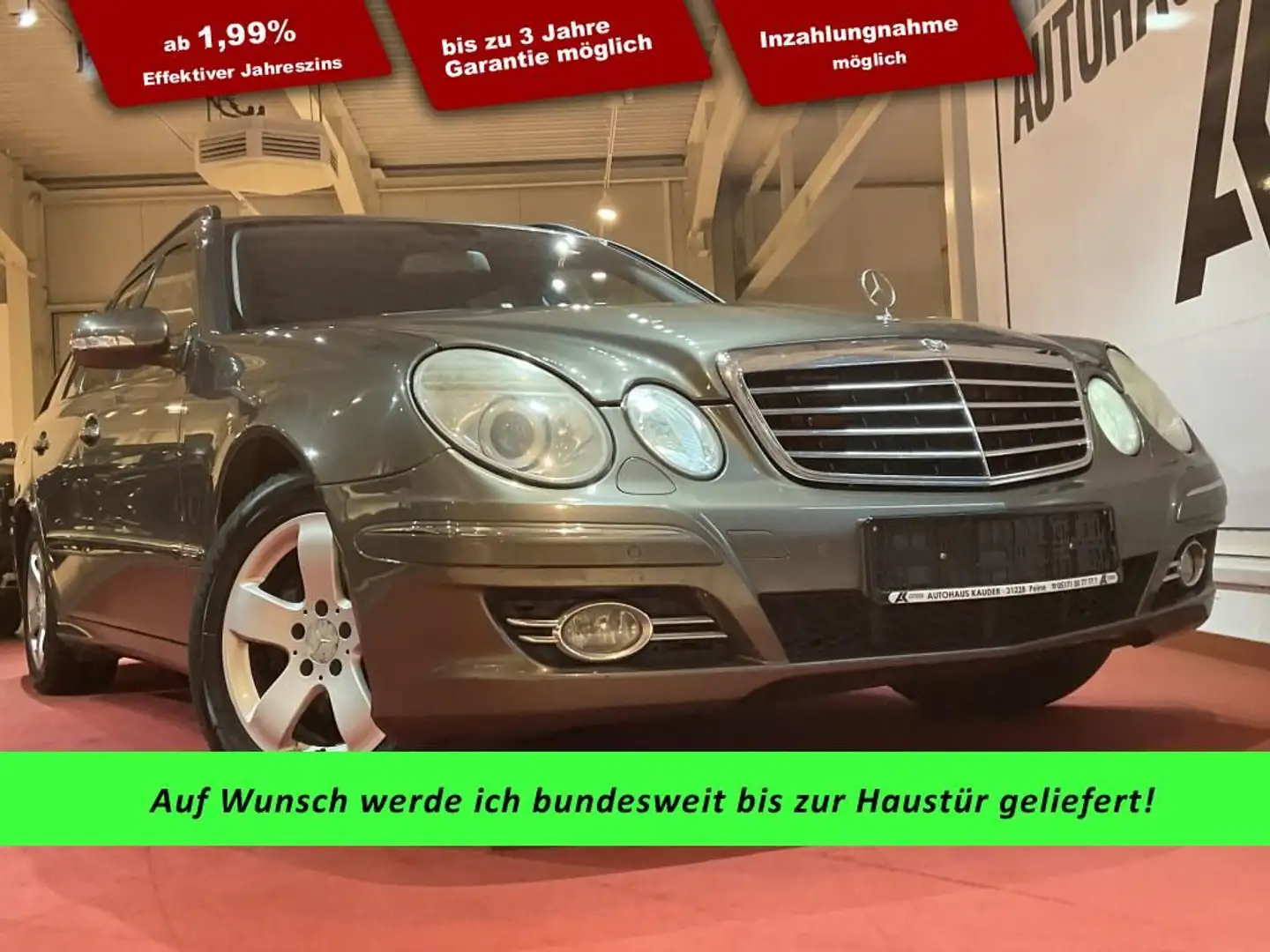 Mercedes-Benz E 320 T CDI Avantgarde Pano*Bi-Xenon*Navi* Grijs - 1