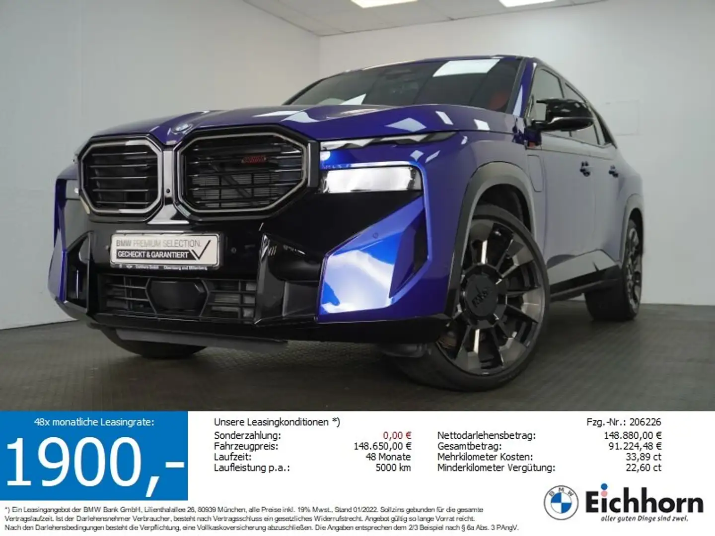BMW XM Label *TOP AUSSTATTUNG* Blau - 1
