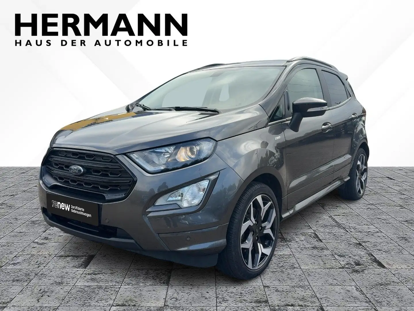 Ford EcoSport 1.0 Ecoboost ST-Line *Navi*Kamera* Grijs - 1