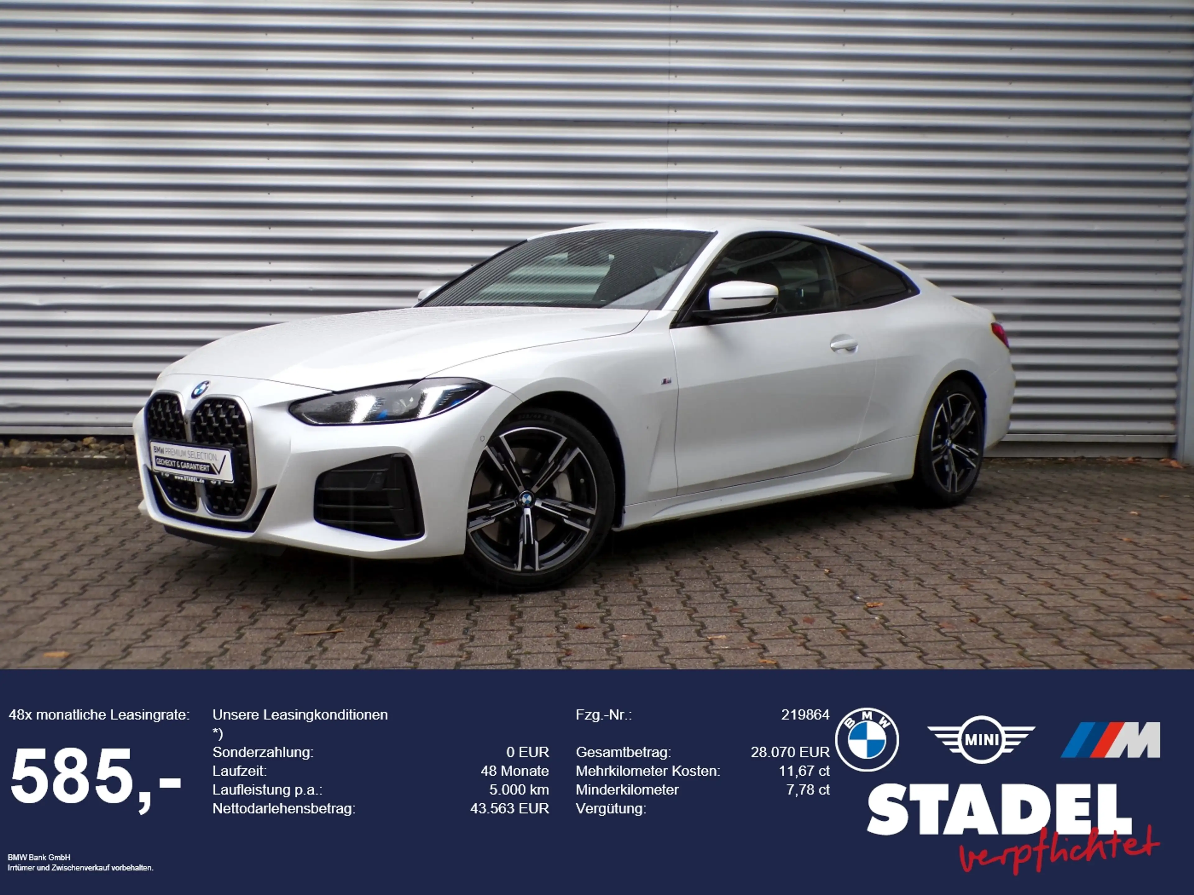 BMW 430 i xDrive Coupé M Sport InnoPaket 360° AHK h/k