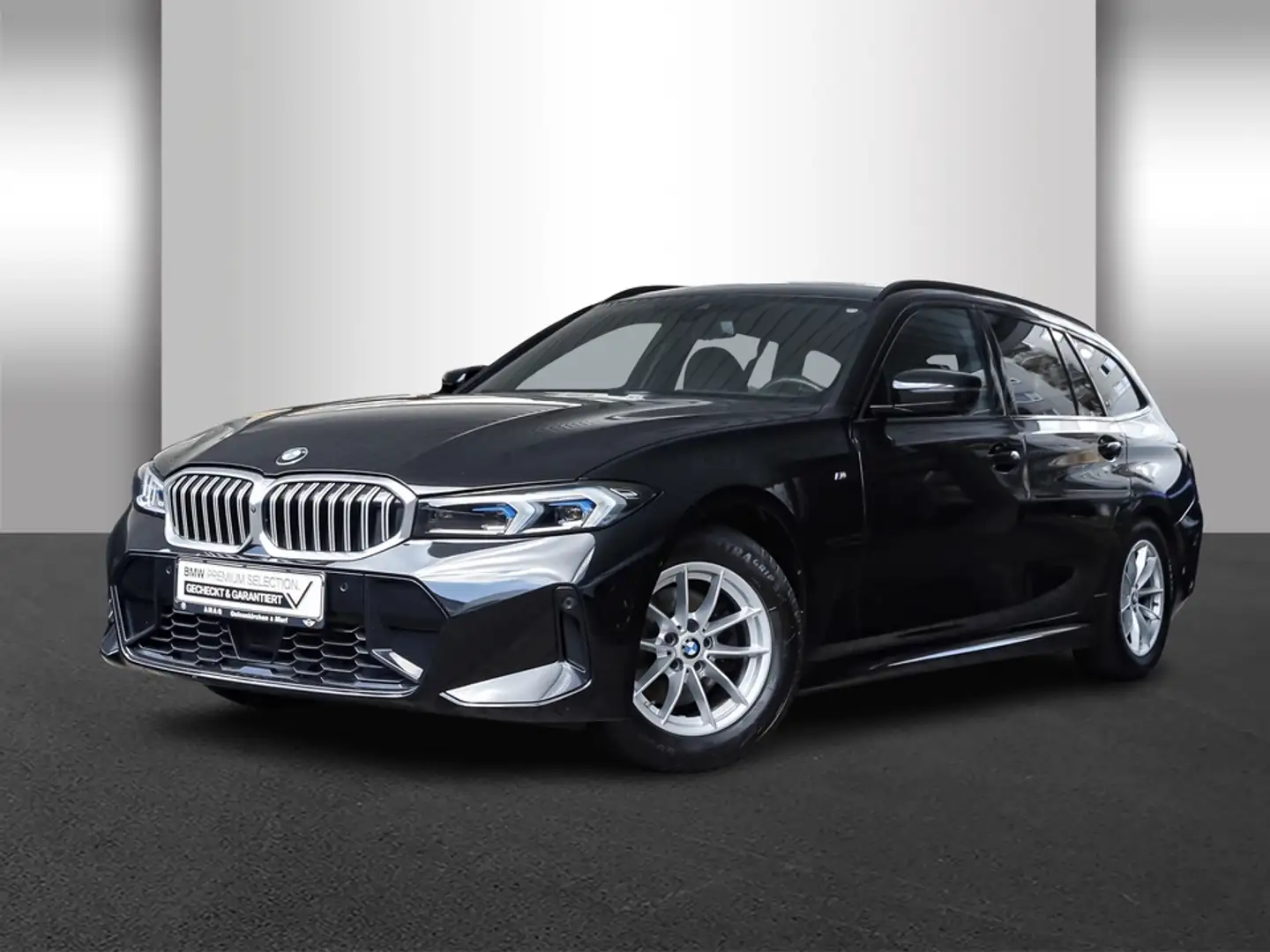 BMW 320 i Touring Auto Klimaaut. AHK Memory vorn HIFI Schwarz - 2