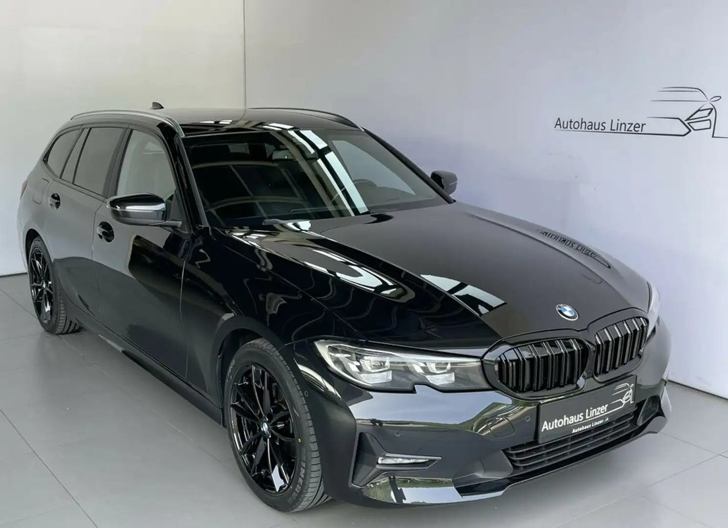 BMW 318 d *LED*Kamera*HuD*Keyles*Sportsitze*Ambient*DAB Schwarz - 1