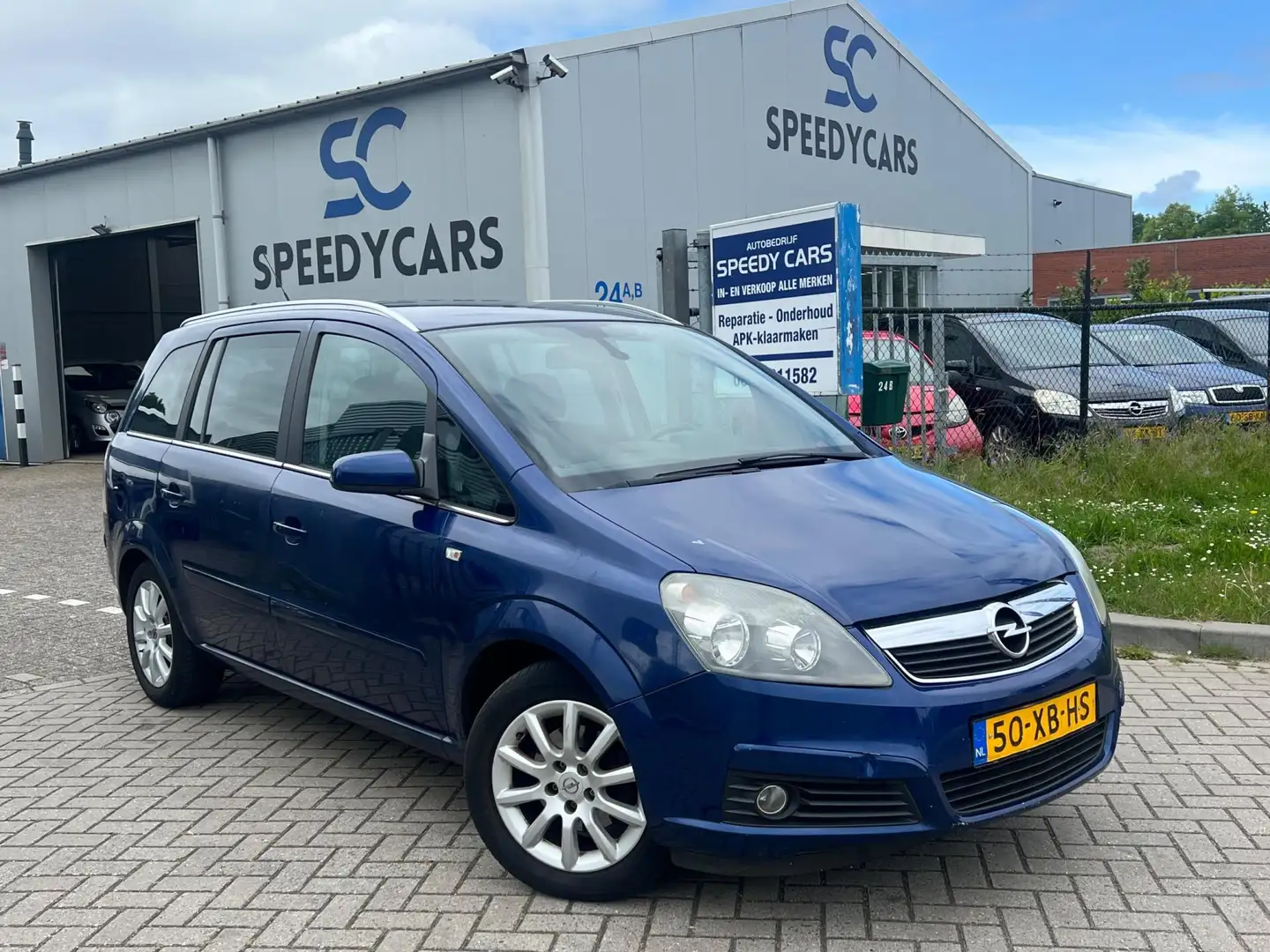 Opel Zafira 1.6 Executive 2007 Half Leer 7Persoons Cruise Trek Azul - 1