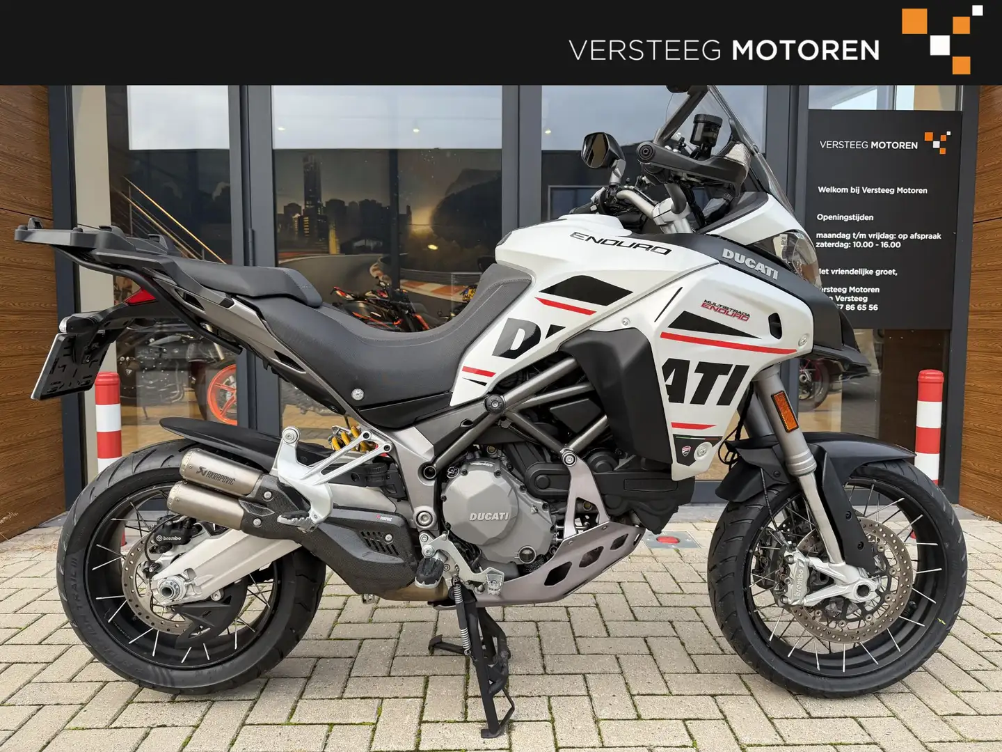 Ducati Multistrada 1200 Enduro Akrapovic # Nieuwe banden Weiß - 1