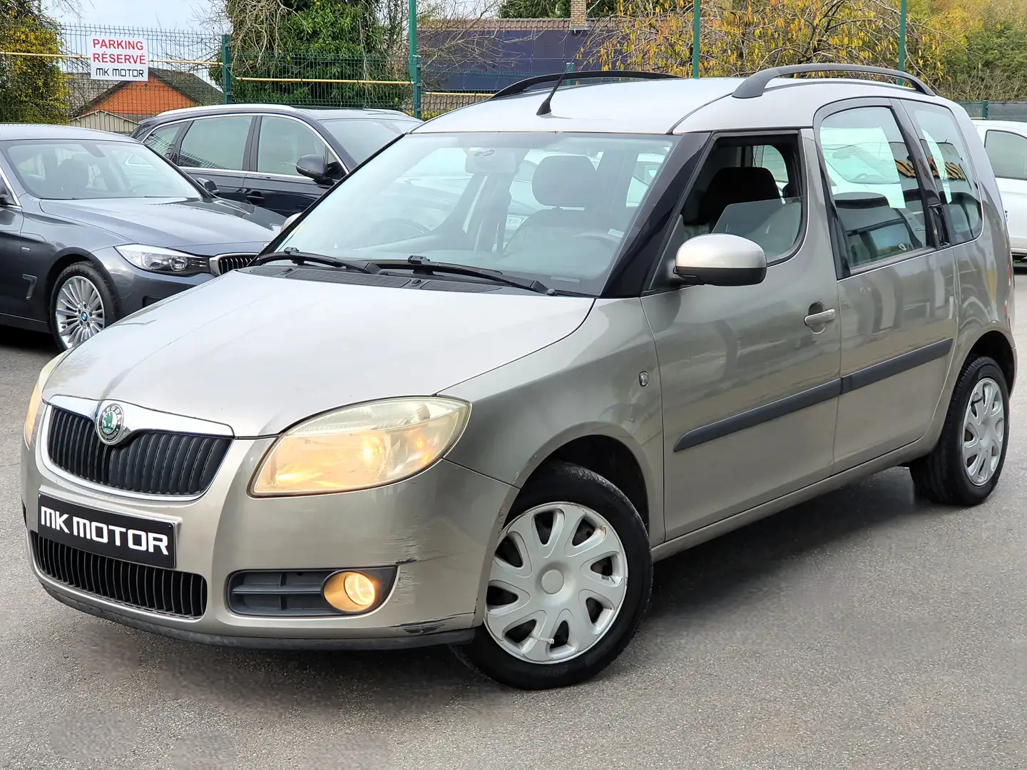 Skoda Roomster 🟢1.4 TDi 69CV - CAPTEURS - CLIM - 5 PORTES Beige - 1