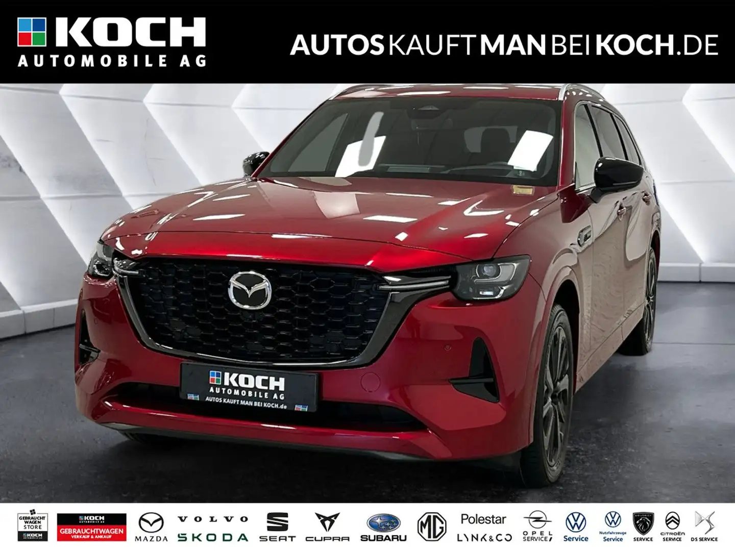 Mazda CX-80 2.5L e-SKY PHEV327ps 8AT AWD Homura COSO LED Rot - 1