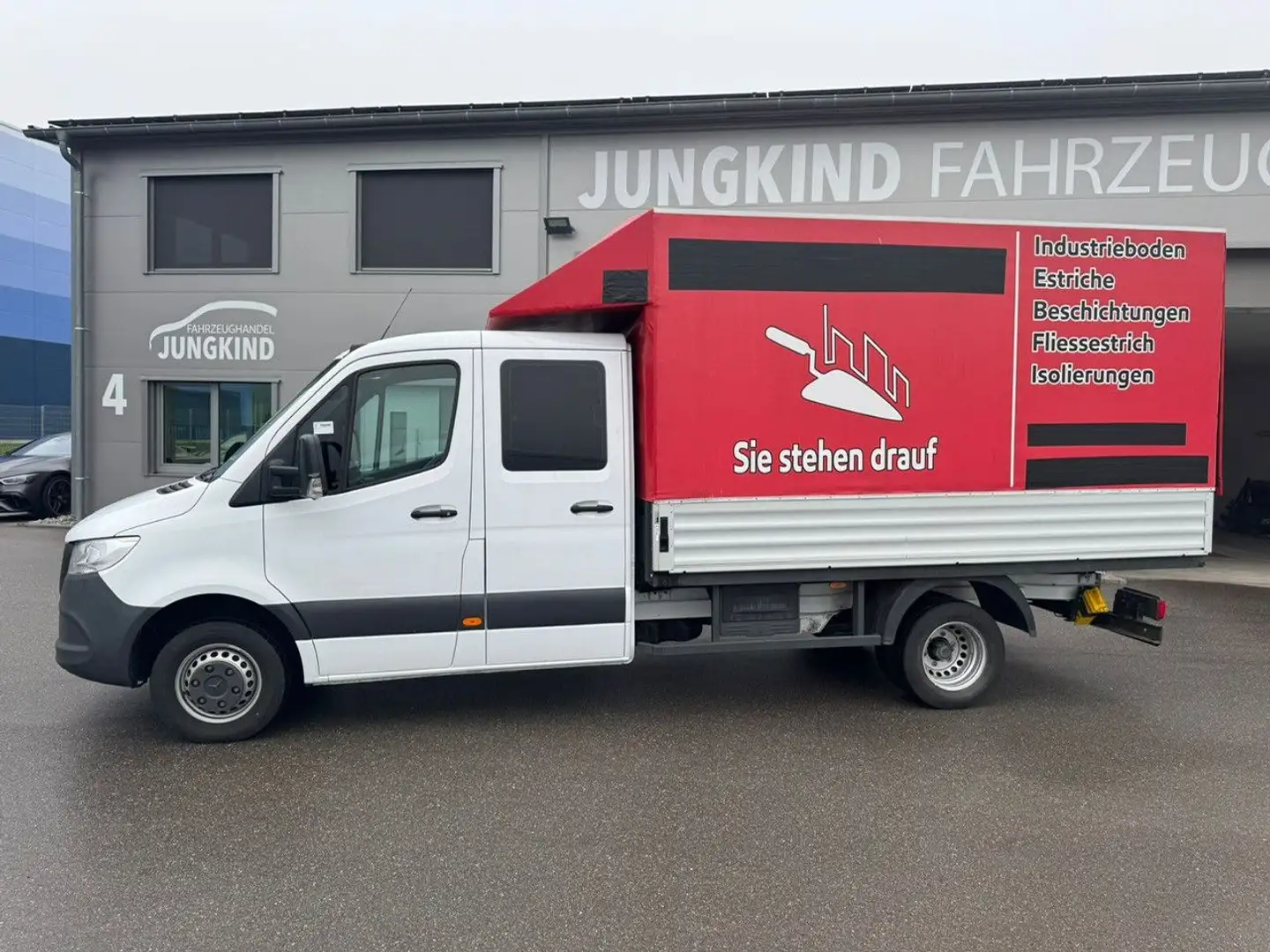 Mercedes-Benz Sprinter 516 CDI DoKa Maxi Lang AHK 3,5t Klima Weiß - 1