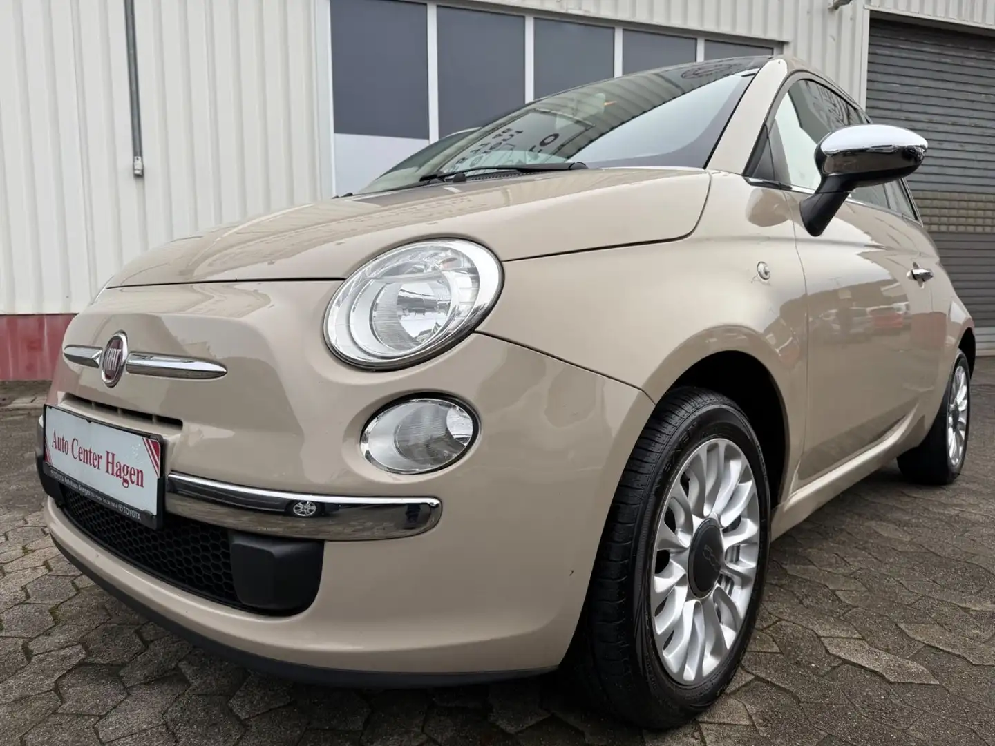 Fiat 500 1,2 51kW 69PS Pop Star/Klima/PDC/1.Hand Beige - 1