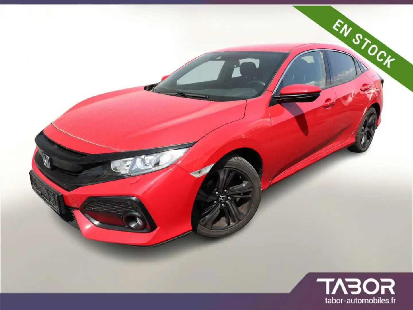Honda Civic 1.0 VTEC TURBO 129 Elegance GPS ACC Rouge - 1