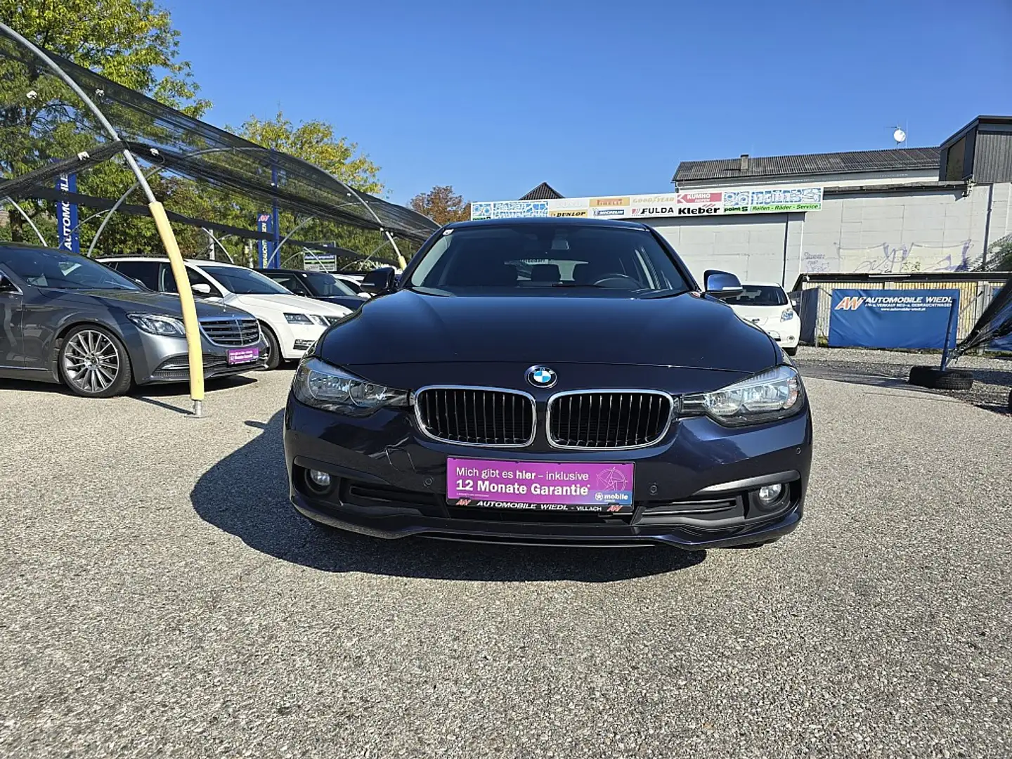 BMW 316 d Touring Advantage  NAVI LEDER Bleu - 2