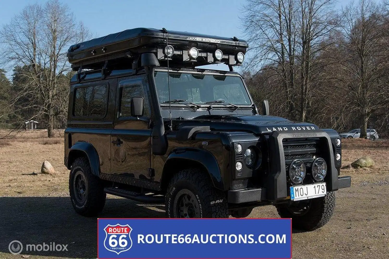 Land Rover Defender 90 TD4 suv | Route 66 Auctions Zwart - 1