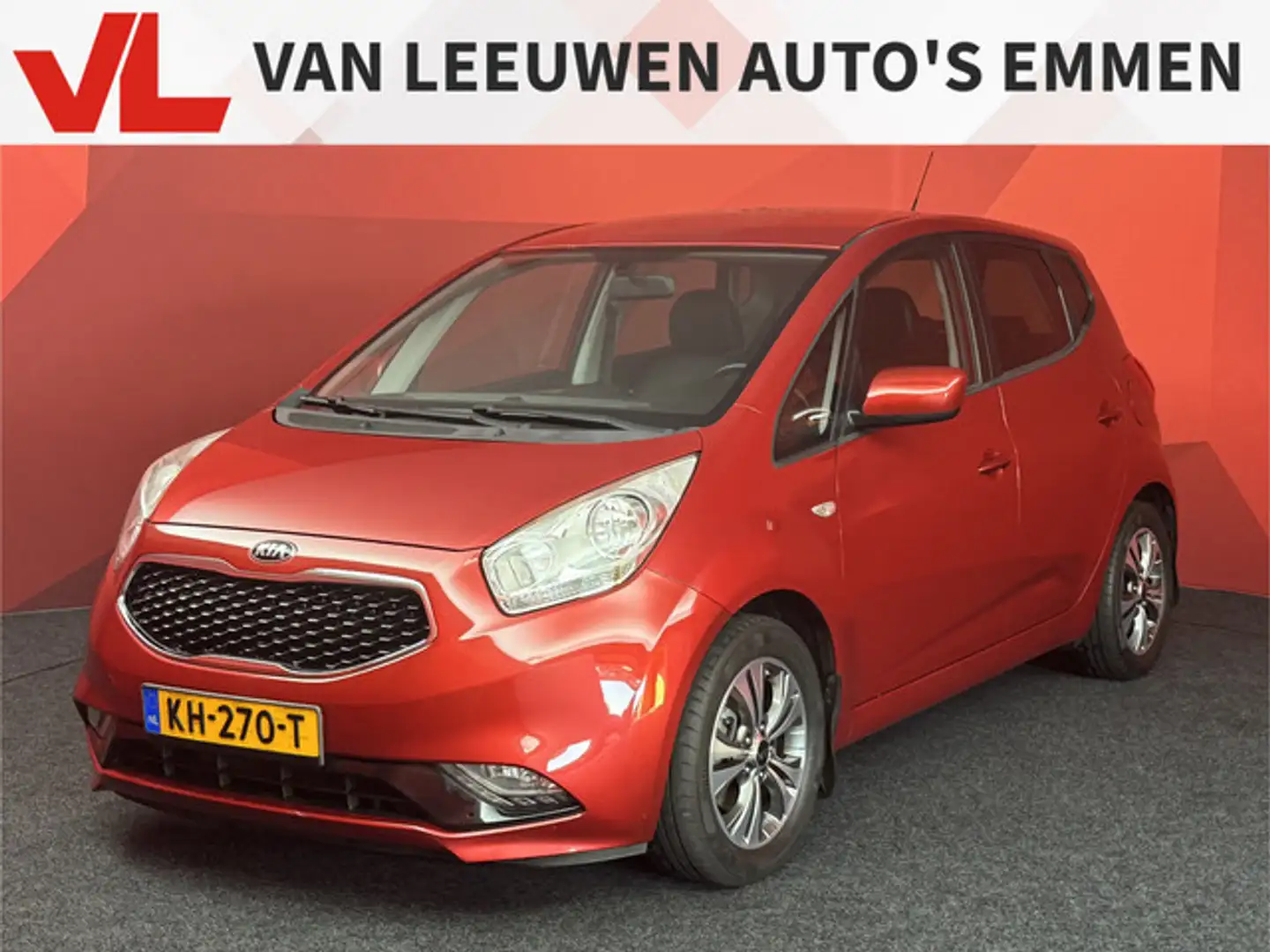 Kia Venga 1.4 CVVT DynamicPLusLine | Clima | Navi | Trekhaak Rood - 1