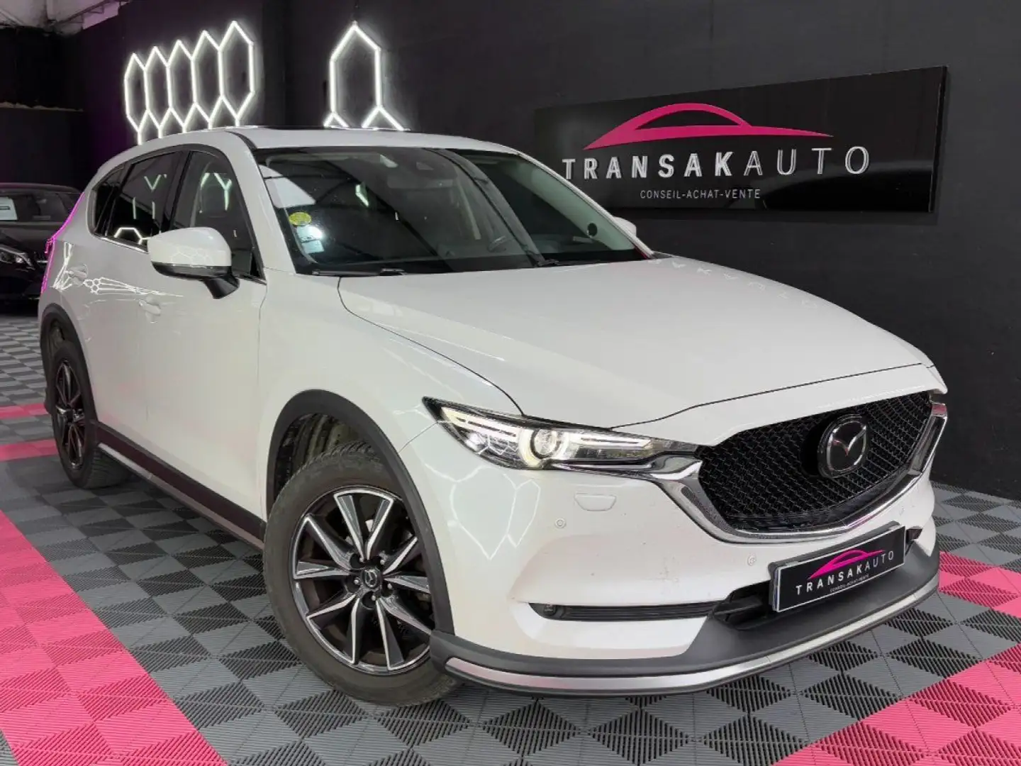 Mazda CX-5 Selection 4x4 175 ch 2.2L Skyactiv-D Entretiens -  Blanc - 1