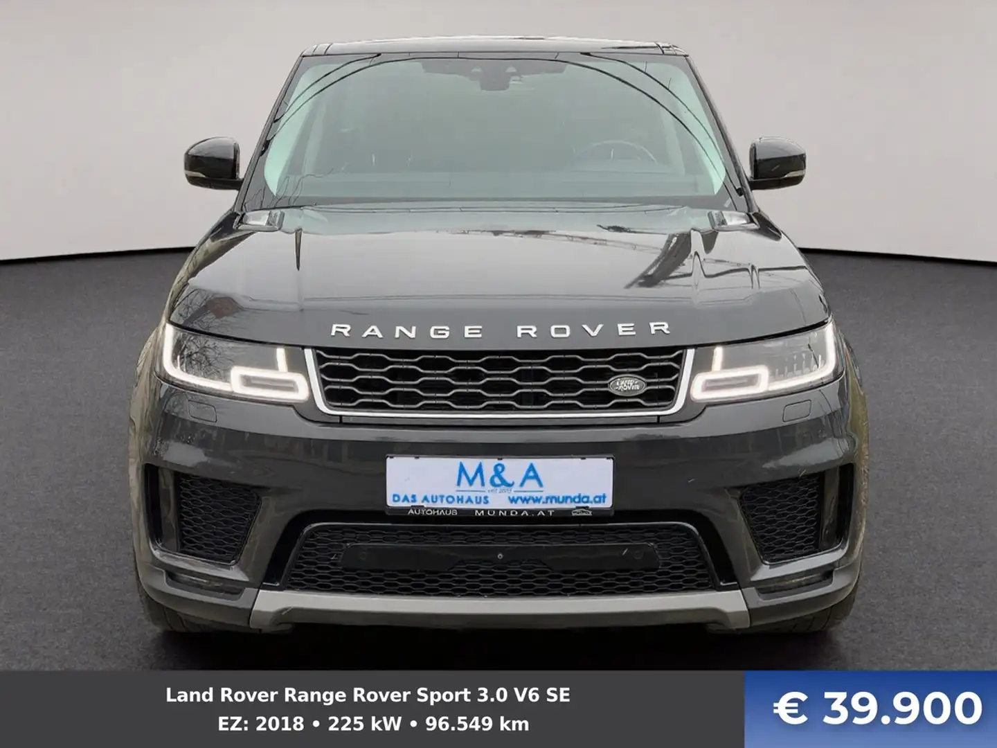 Land Rover Range Rover Sport 3.0 V6 SE *ERSTBESITZ*GARANTIE Schwarz - 2