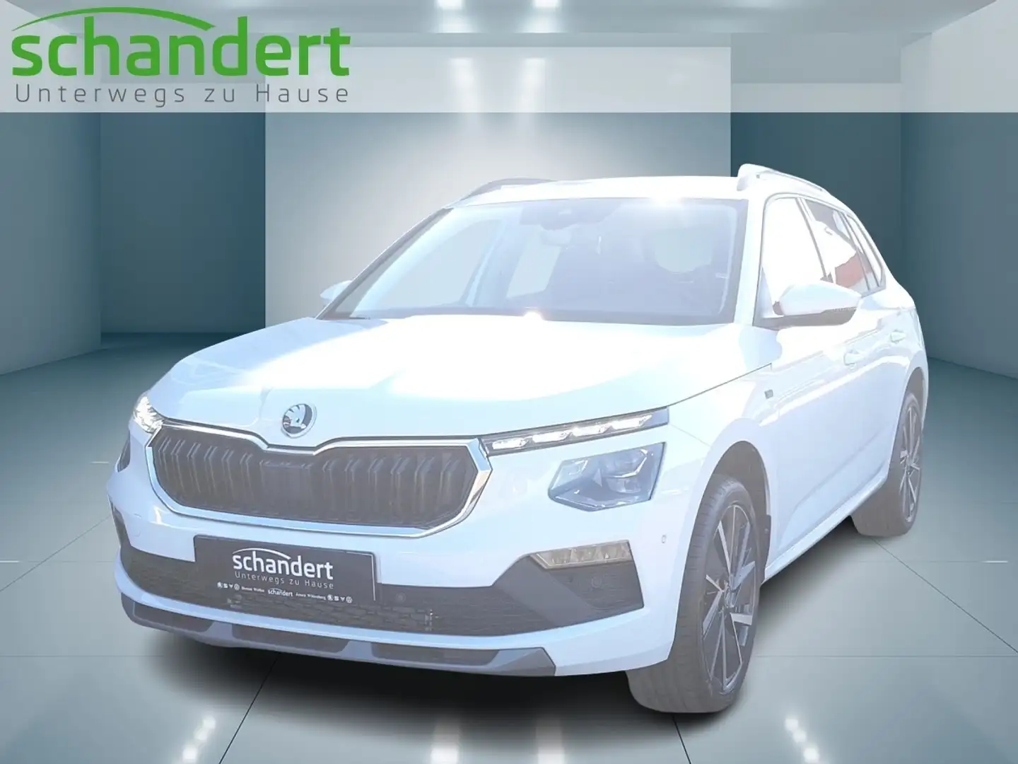 Skoda Kamiq 1.0 TSI Tour DSG Matrix Navi ACC Klimaautomatik Blanc - 1