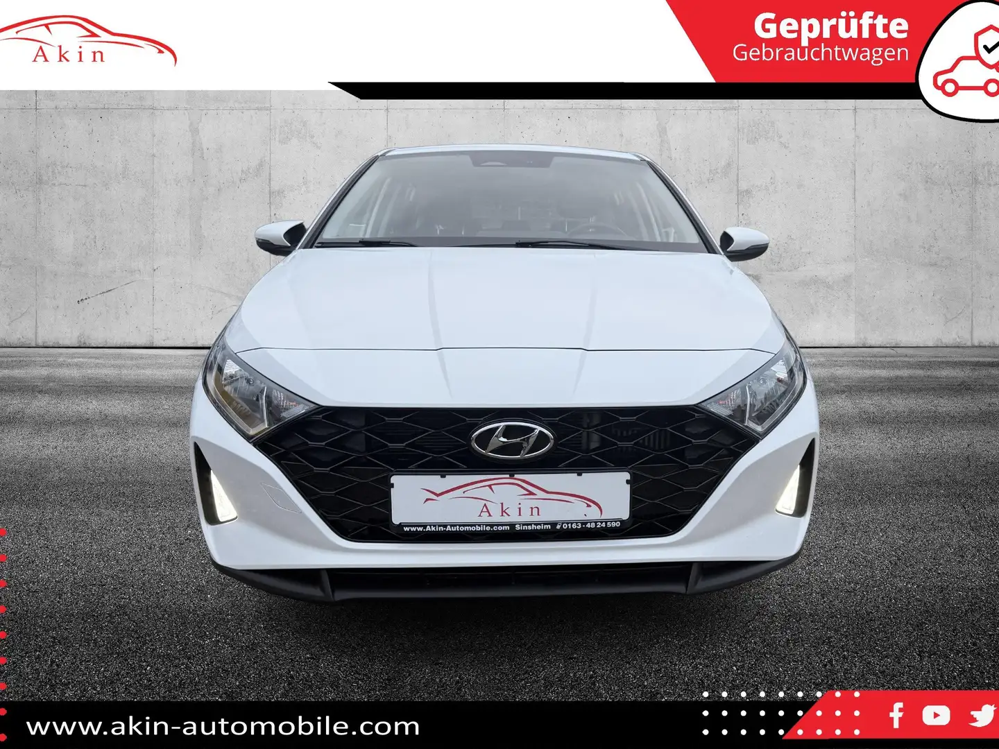 Hyundai i20 LED/NAV/TEMP/ACC/PDC/KAMERA/SHZ/LHZ Weiß - 2