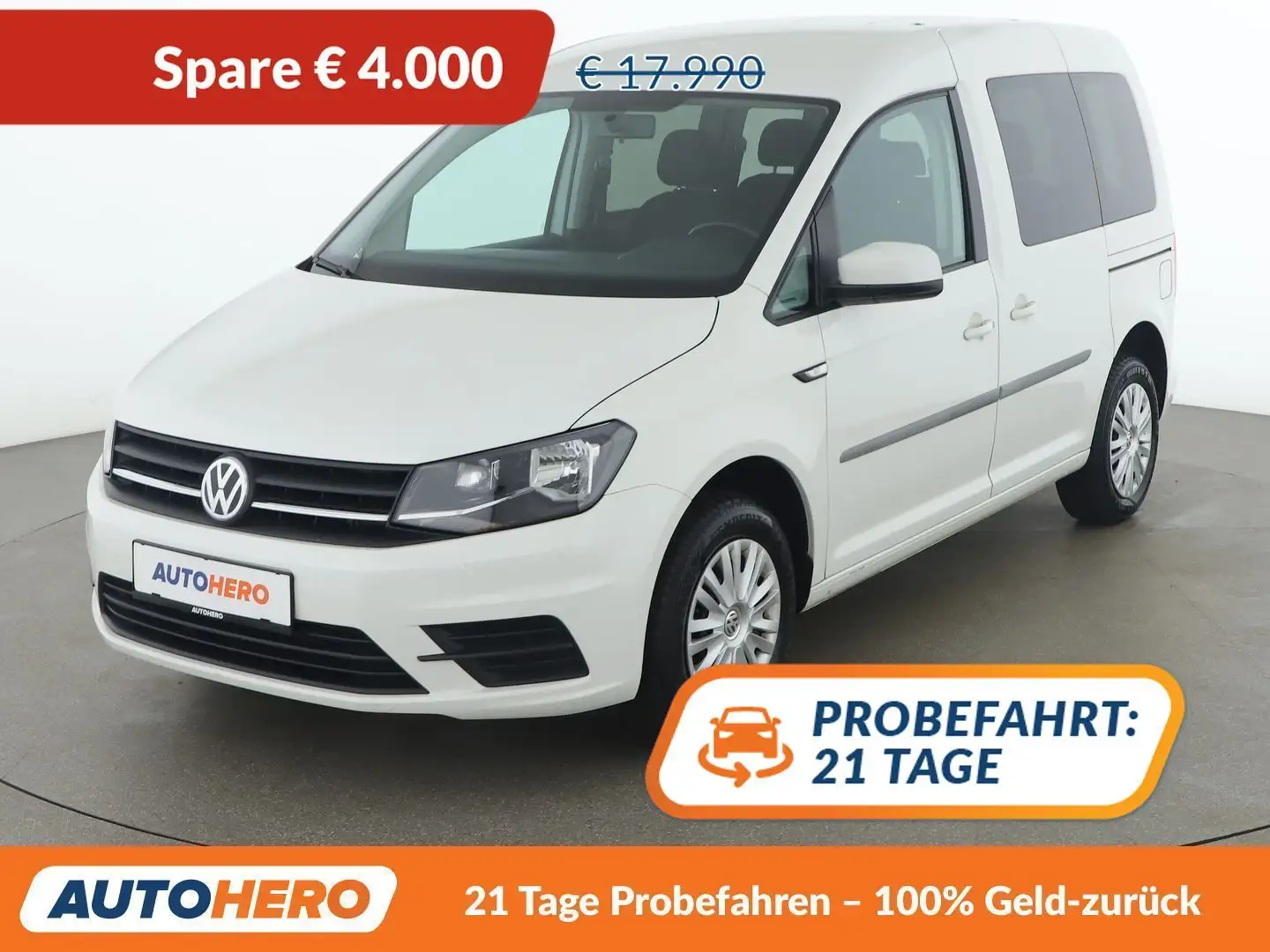 Volkswagen Caddy 1.0 TSI Trendline BlueMotion Weiß - 1