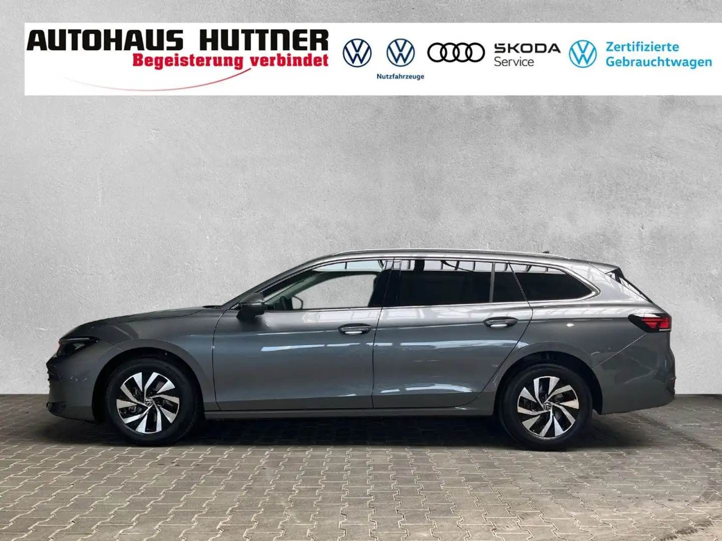 Volkswagen Passat Variant Passat Business 1.5 eTSI DSG AHK LED ACC Bluetooth Grau - 2