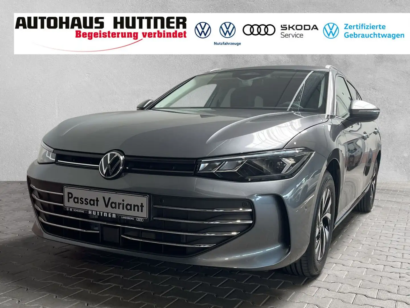Volkswagen Passat Variant Passat Business 1.5 eTSI DSG AHK LED ACC Bluetooth Grau - 1