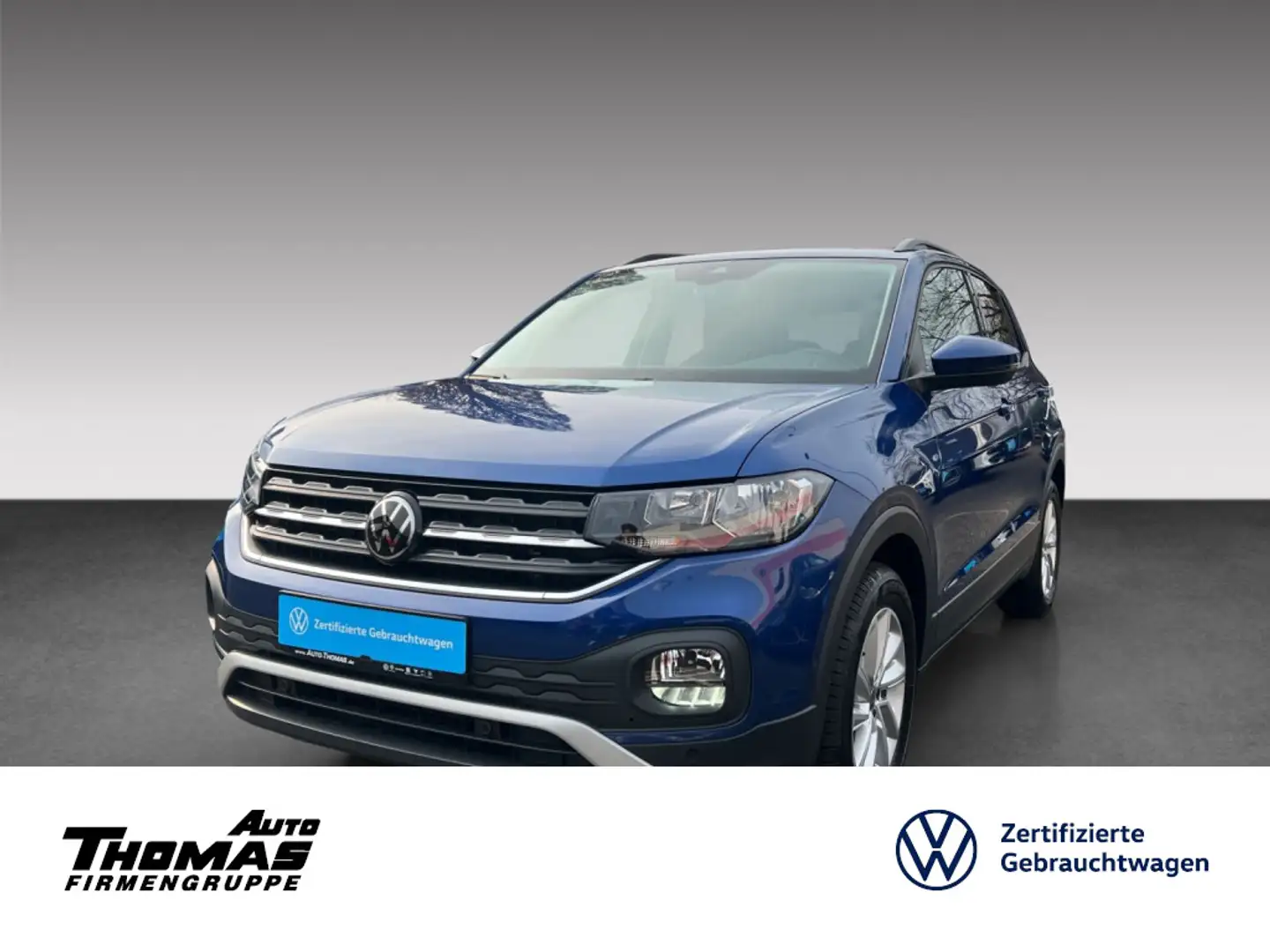 Volkswagen T-Cross 1.5 TSI DSG Life Klima GRA Bleu - 1
