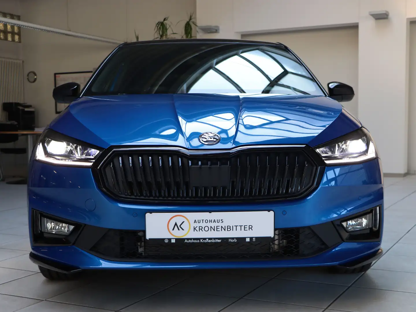 Skoda Fabia 1.0 TSI Monte Carlo 116PS-LED Panodach Kamera LM16 Blauw - 2