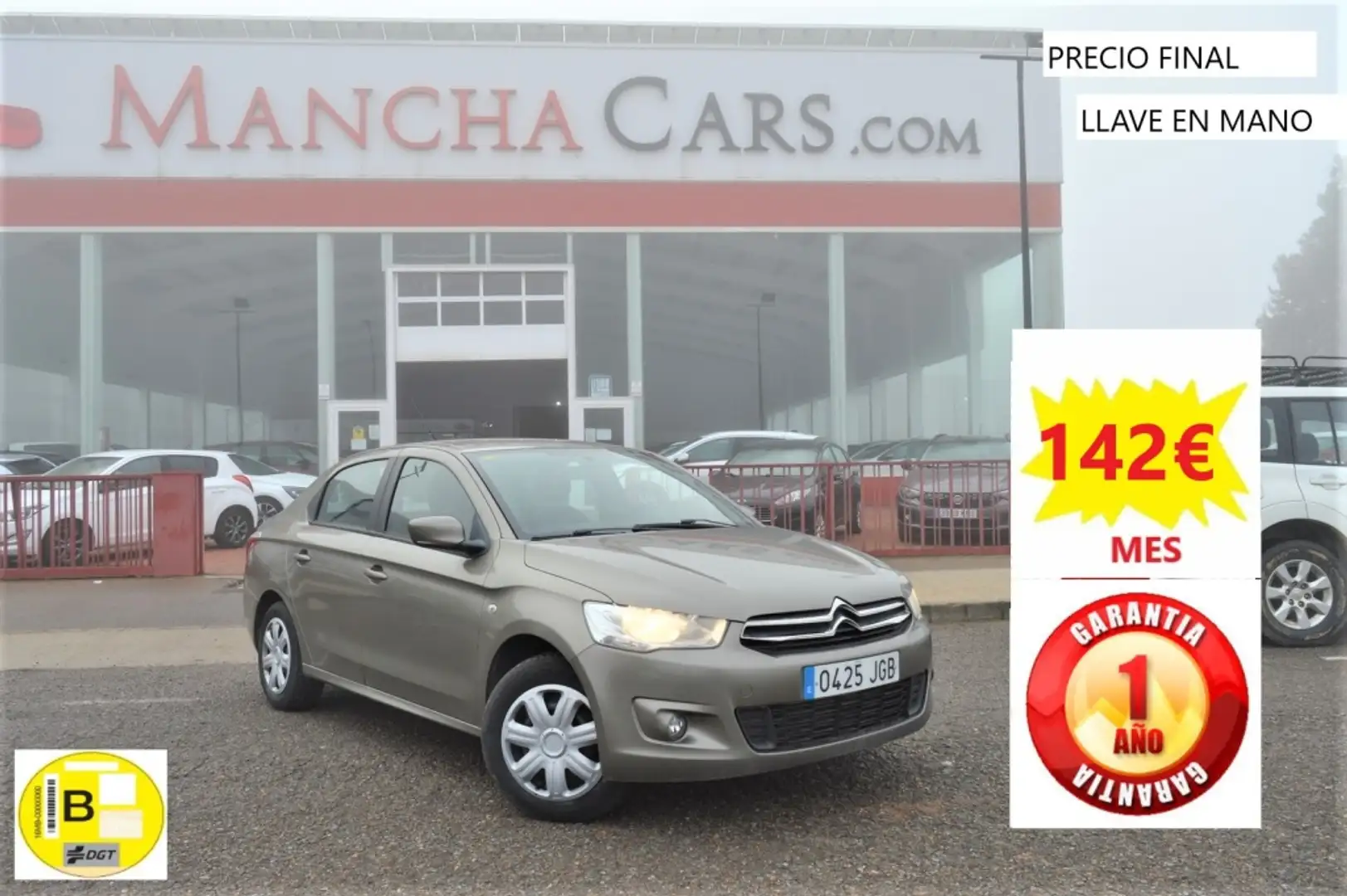 Citroen C-Elysée 1.6HDi Seduction 92 Gris - 2