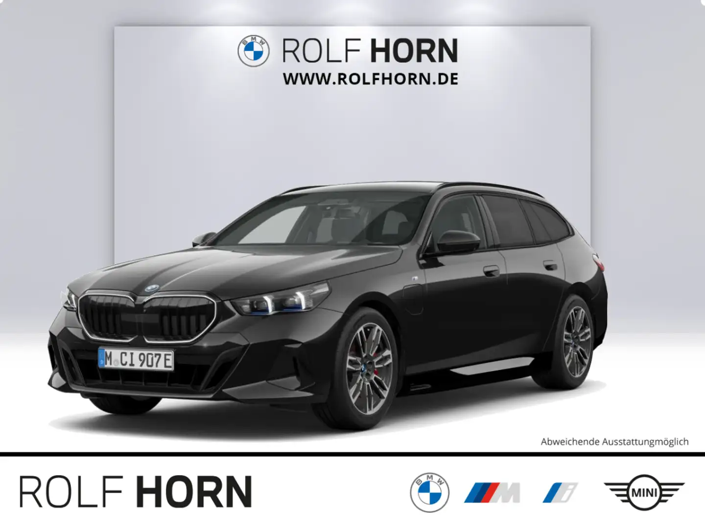 BMW 530 e Touring M Sport 360 KAM Pano AHK SHZ HUD Schwarz - 1