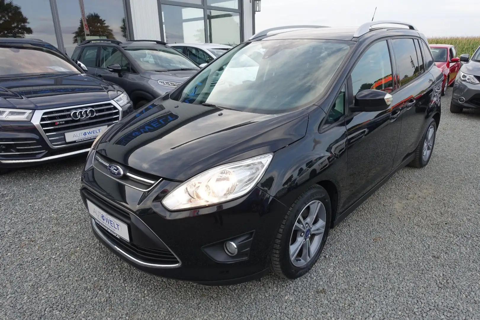 Ford Grand C-Max 1.0 lückScheckheft TÜV+Insp+ZahnrNEU Noir - 2