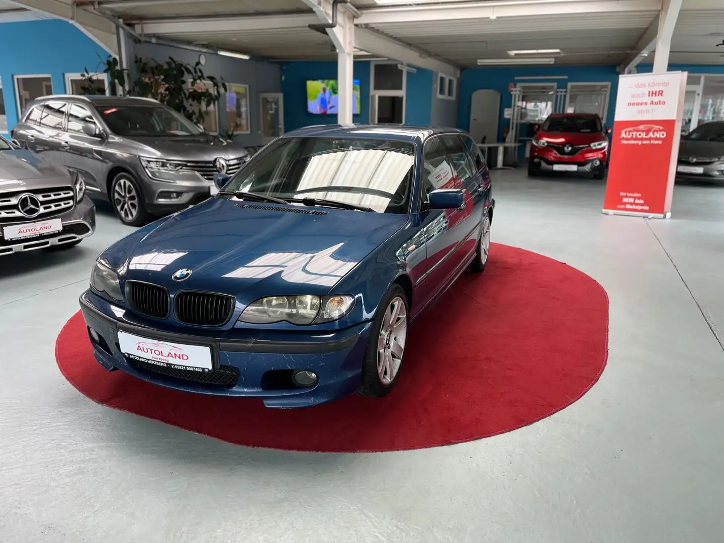 BMW 320 3 Touring 320d  M Paket Automatik PDC Blau - 1