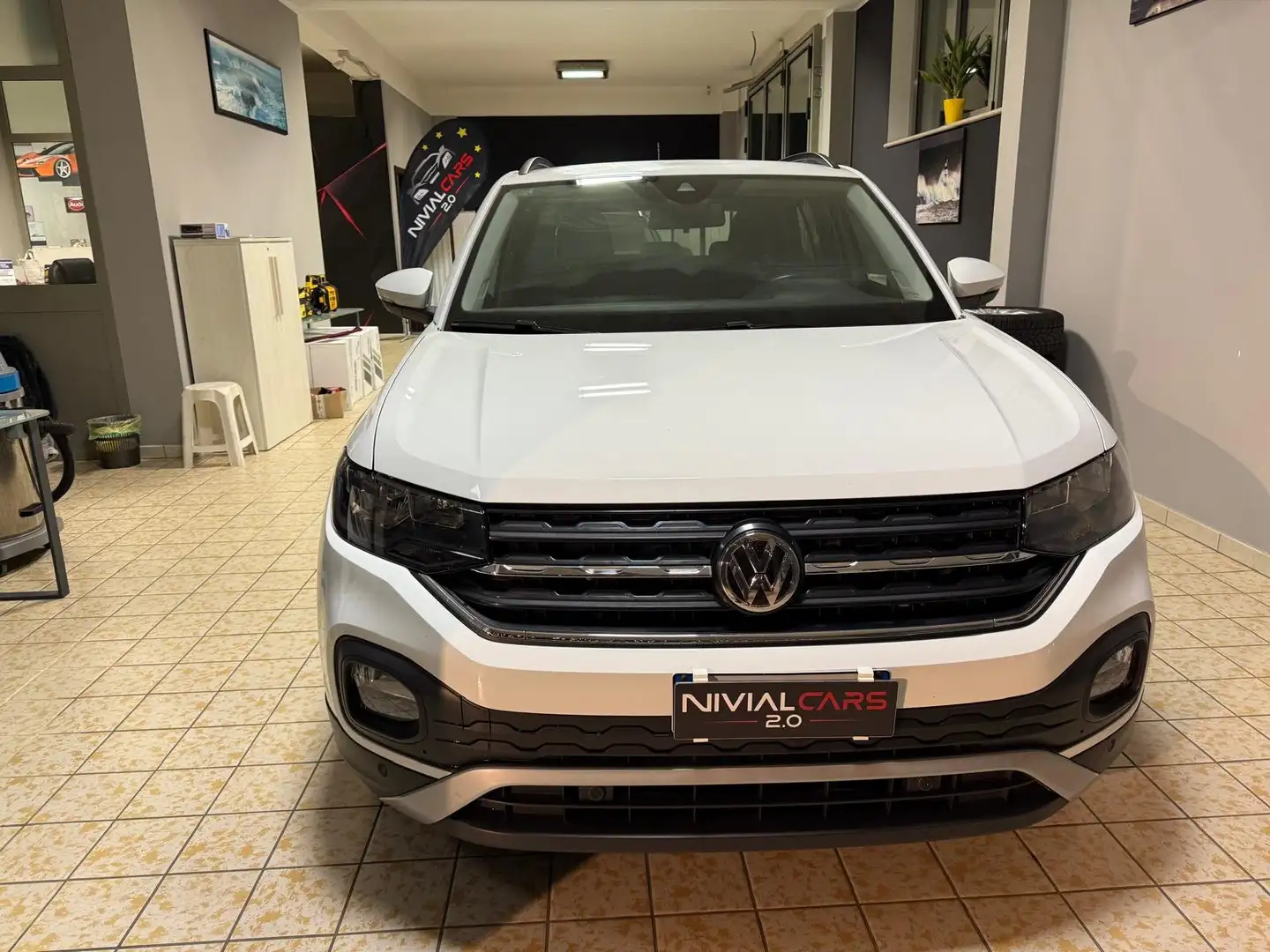 Volkswagen T-Cross T-Cross 1.6TDI 95cv UNIPROPRIETARIO TG UFF. VW Blanc - 2