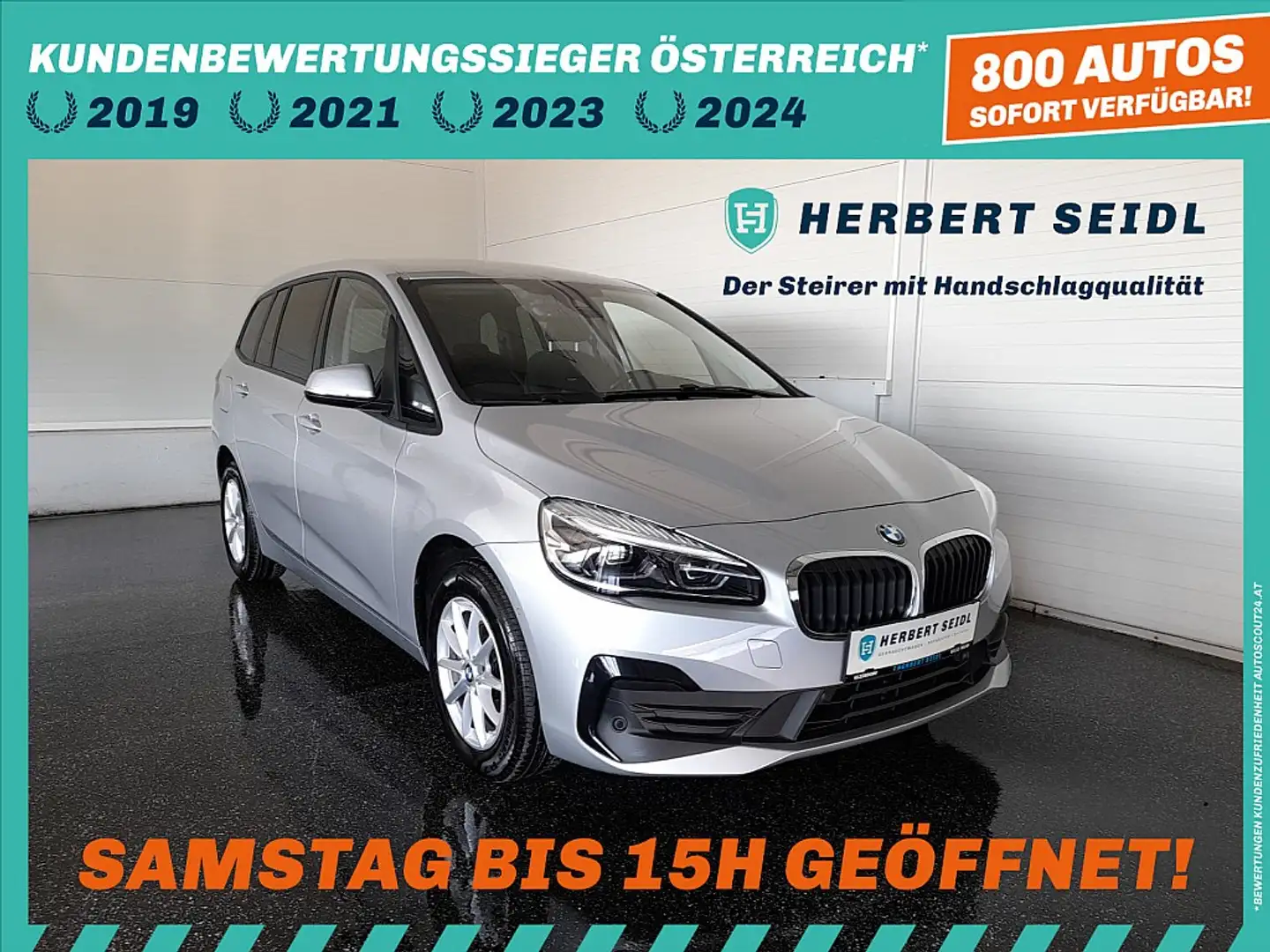 BMW 216 d Gran Tourer Advantage Aut. *FRONTANTRIEB / LE... Argento - 1