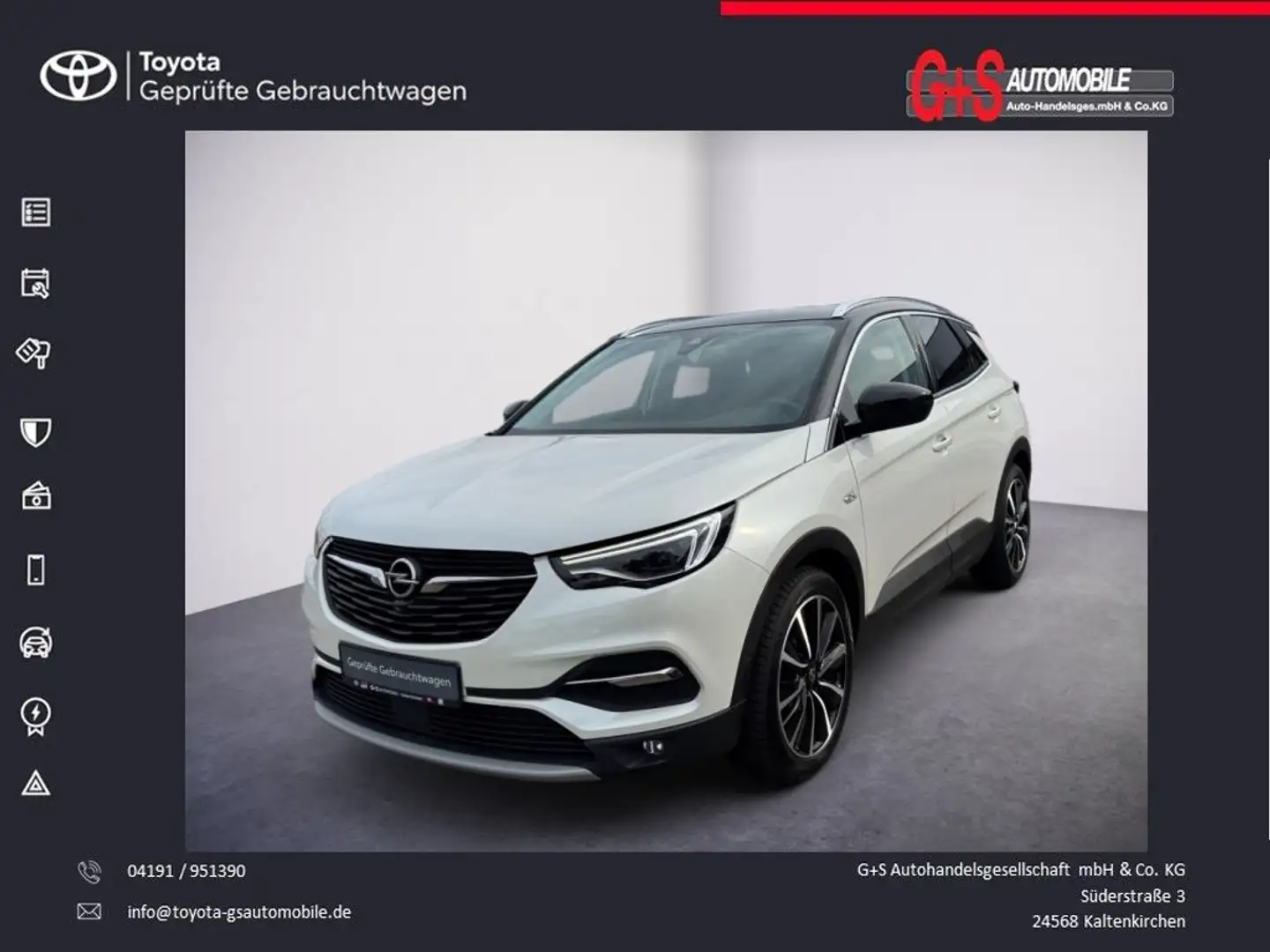 Opel Grandland X Plug-in-Hybrid4 1.6 DI Aut Business INNOVATION Blanc - 1