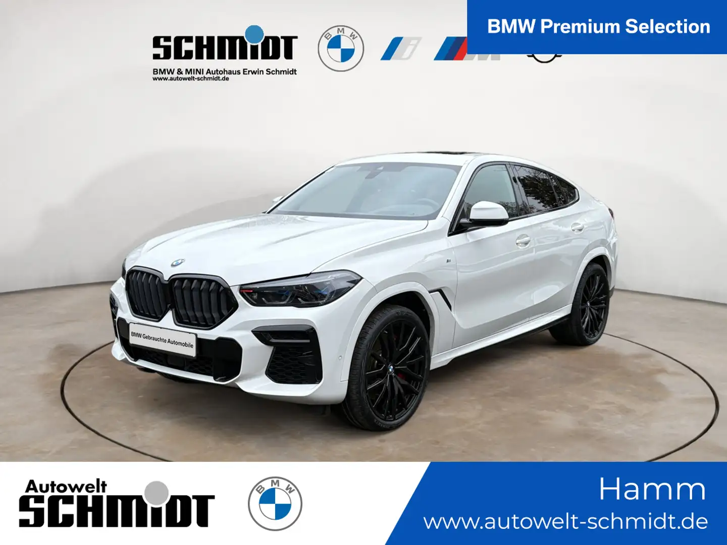 BMW X6 xDrive40d M Sportpaket + 2Jahre-BPS.-GARANTIE Weiß - 1