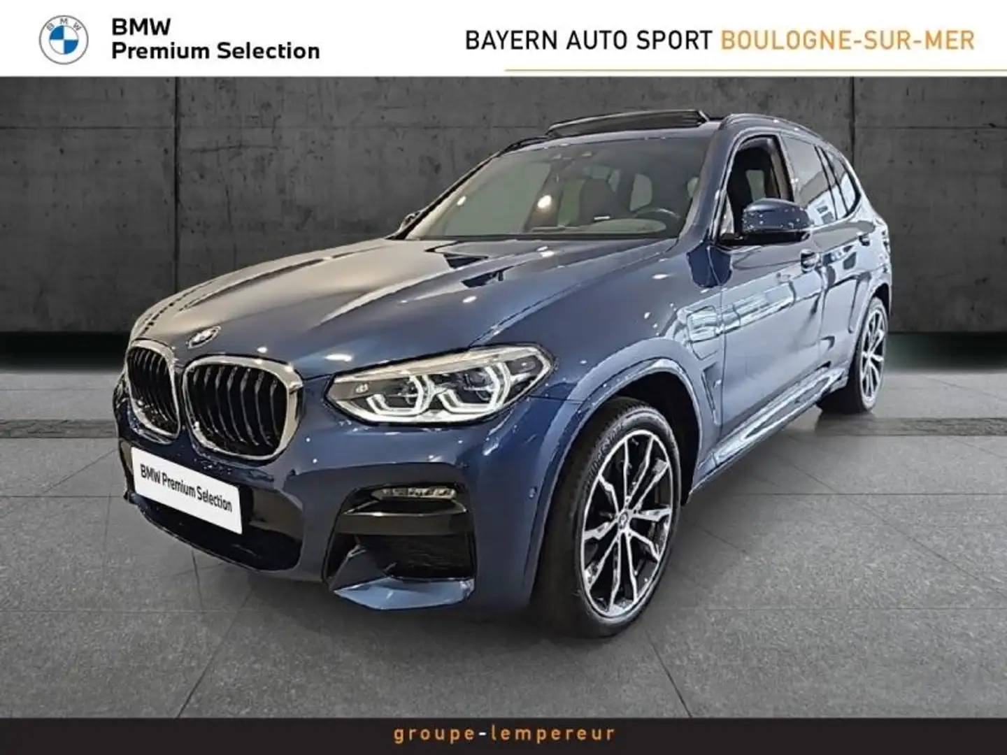 BMW X3 xDrive30eA 292ch M Sport 10cv Bleu - 1