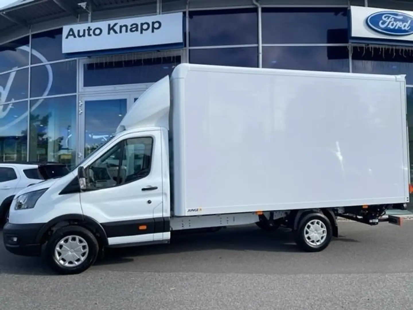 Ford Transit L4 Einzelkabine Koffer GJR Ladebordwand Weiß - 2